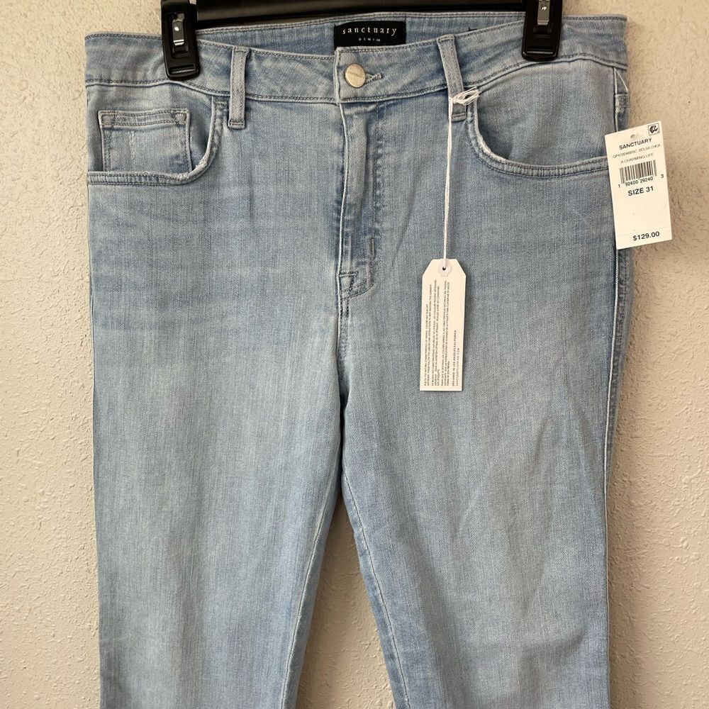 NWT Sanctuary Modern Straight Crop Jeans Size 31 - Picture 2 of 10